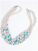 Collana Verynice Donna in Argento Perla A305
